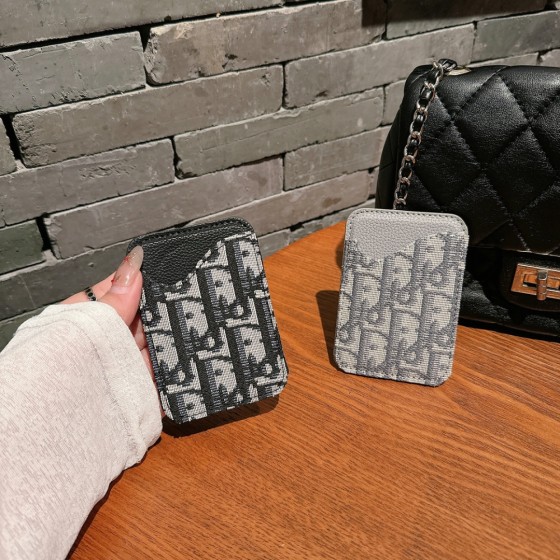 Fashion Leather Card Holder Storage Bank Credit Cash Card ID Card Passport Holders Bag Organizer Case Wallet Pocket Purse